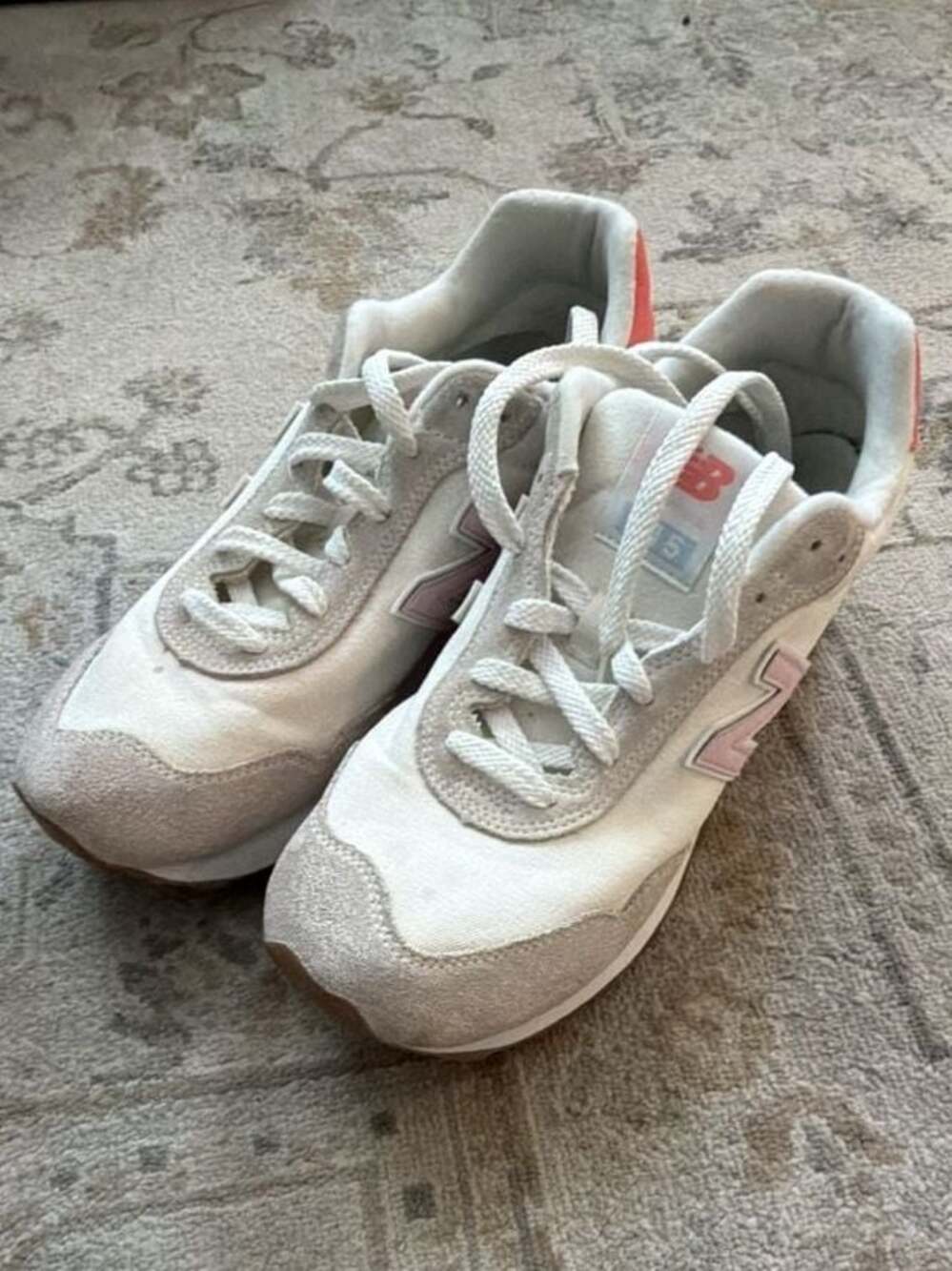 New Balance 515 V3 Sneaker in Reflection/Rose Sugar/Sunfade Red